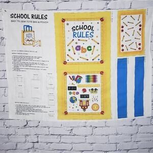 Vintage DIY School Sewing Panel Project